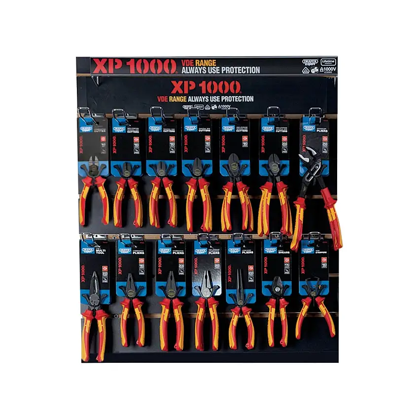 XP1000 VDE Tethered Plier Profile for Slat Wall and Toolbar (28 Piece)