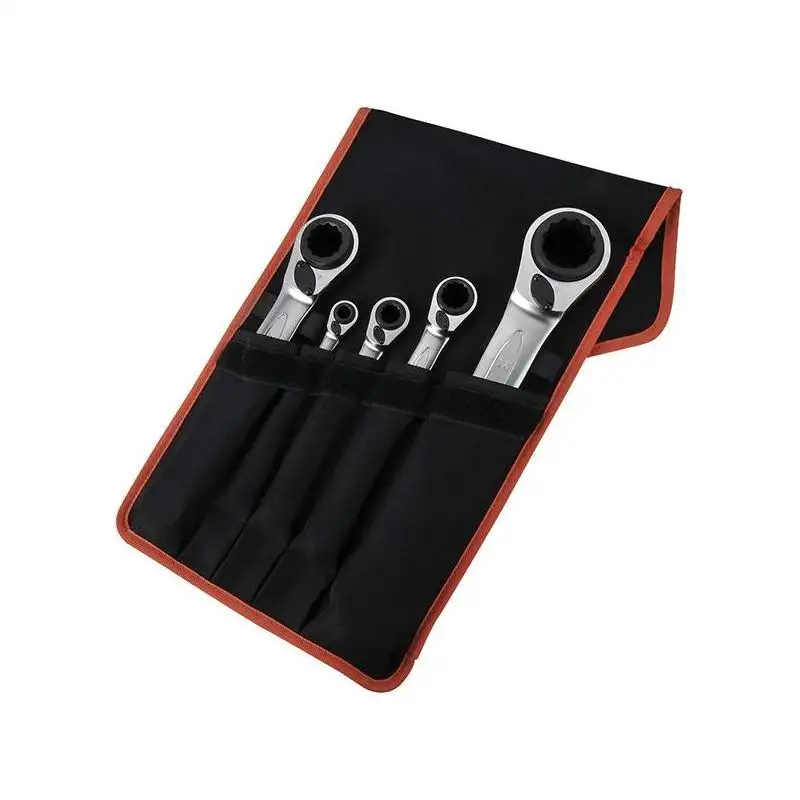 Bahco S4RM Series Reversible Ratchet Spanners Set, 5 Piece