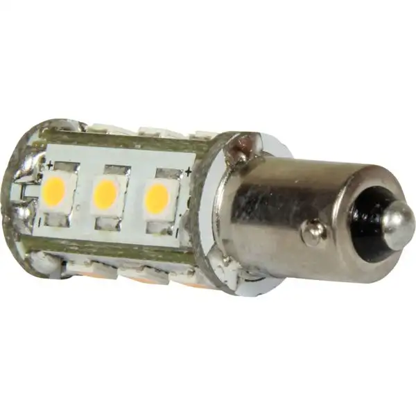White LED BA9s Light Bulb (10V - 30V / 1.3W)