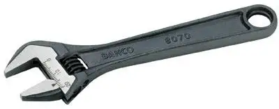 Bahco 31 x 255mm Black Phosphate Alloy Steel Adjustable Wrench