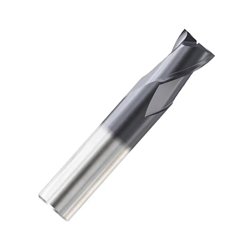 10mm 2 Flute Square End EV Mills Milling Cutter, Y-Coated Ultra Fine Carbide End Mill, Plain Shank - GMK55 Series (YG-1)