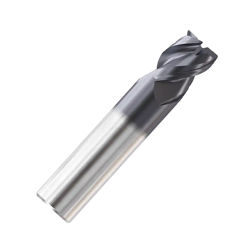 12mm 2 Flute Square End EV Mills Milling Cutter, Y-Coated Ultra Fine Carbide End Mill, Weldon Shank - GMK59 Series (YG-1)