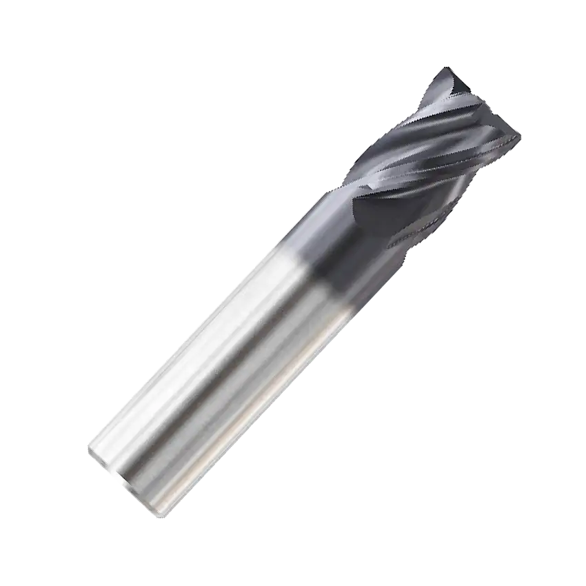 12mm 4 Flute Square End EV Mills Milling Cutter, Y-Coated Ultra Fine Carbide End Mill, Weldon Shank - GMK64 Series (YG-1)