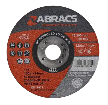 Abracs Phoenix II Extra Thin Cutting Disc 125mm x 1.6mm x 22mm