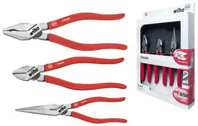 Wiha 3 Piece Classic Plier Set
