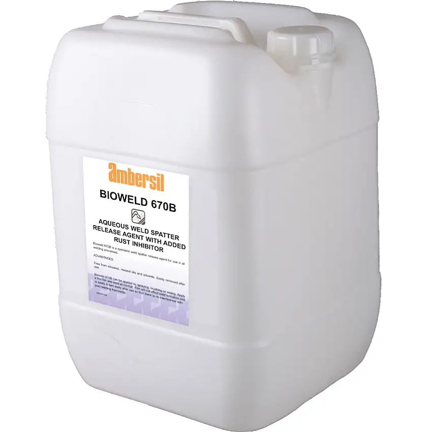 ambersil Bioweld, Weld Spatter Release Agent, Drum, 25ltr
