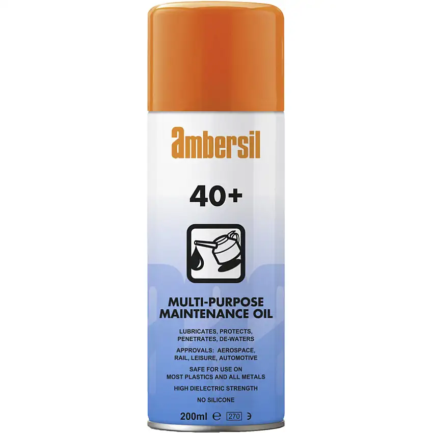 ambersil 40+, Multi-Purpose Oil, 200ml, Aerosol
