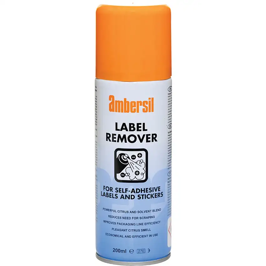 ambersil Adhesive Remover, Solvent Based, Aerosol, 200ml