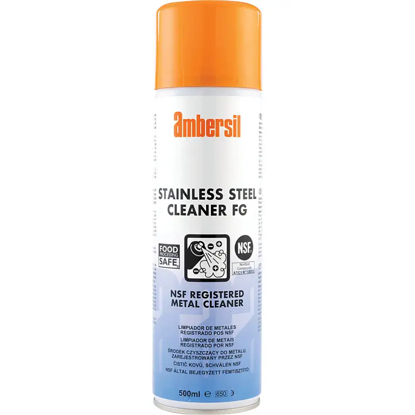 ambersil FG, Metal Cleaner, Water Based, Aerosol, 500ml