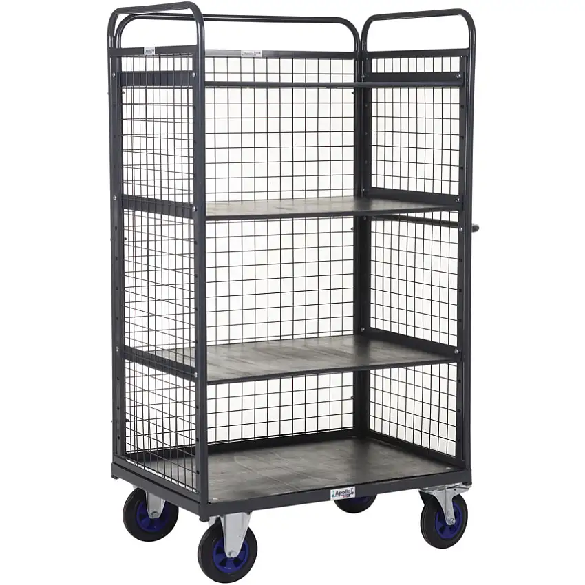 Apollo DISTRIBUTION TRUCKS-1500H-3 SHELF WITH SIDES & BACK-1000X700