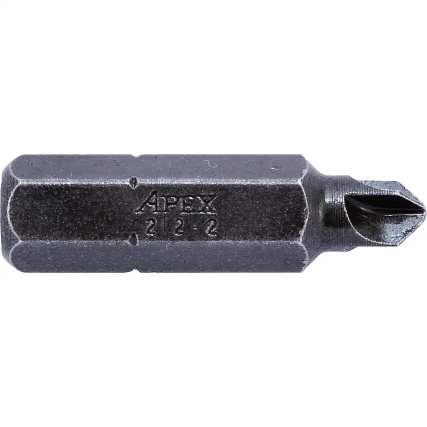 Apex Screwdriver Bit, No.2, Torq, 1/4" Hex