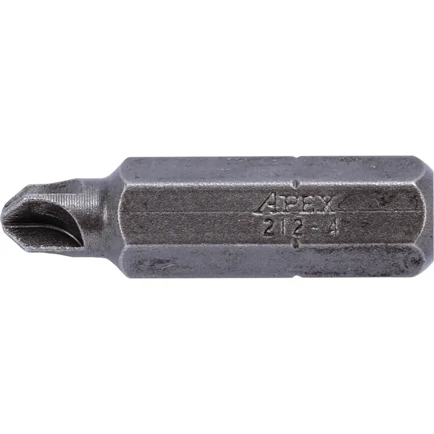Apex Screwdriver Bit, No.4, Torq, 1/4" Hex
