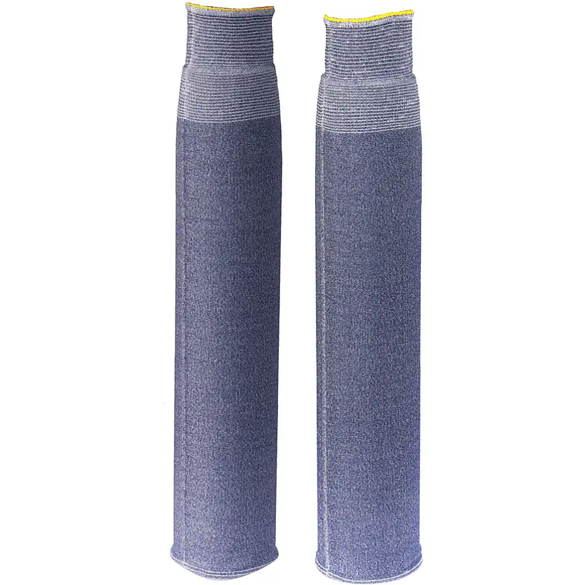 Atg MaxiCut® Ultra™, Cut Resistant Sleeve, Blue, Polyester/Spandex/UHMWPE-Glass-Nylon, 400mm, EN388 3, 4, 2, 4, Knit Cuff