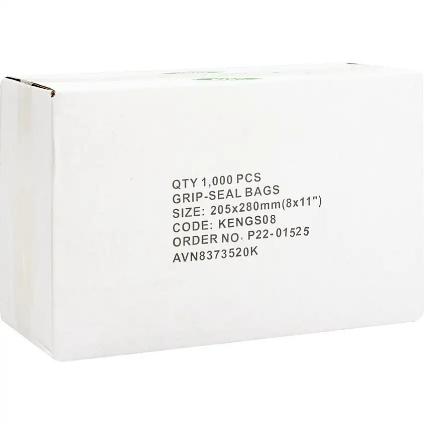 Avon 8"x11" Plain Grip seal Bags, PK-1000