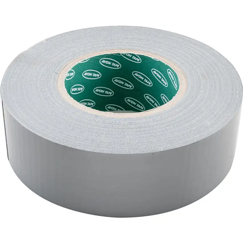 Avon Duct Tape, Heavy Duty Polyethylene Coated Cloth, Silver, 50mm x 50m