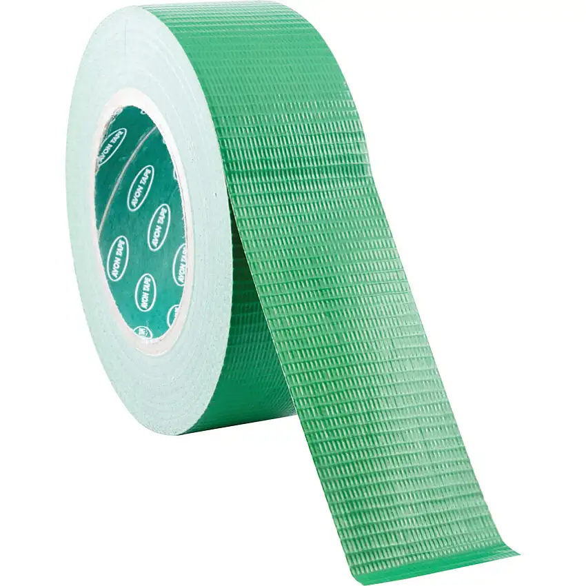 Avon Duct Tape, Waterproof Polyethylene Coated Cloth, Green, 50mm x 50m