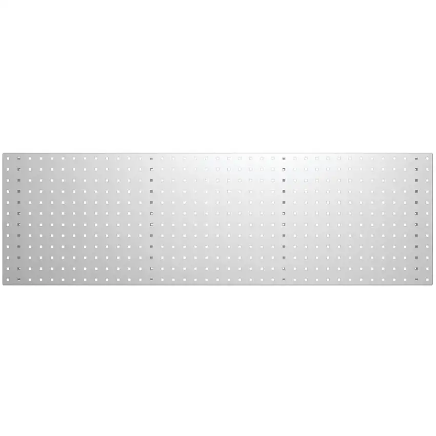 bott 1.5m Horizontal Perfo Panel - Grey, W:1486mm x D:13mm x H:457mm