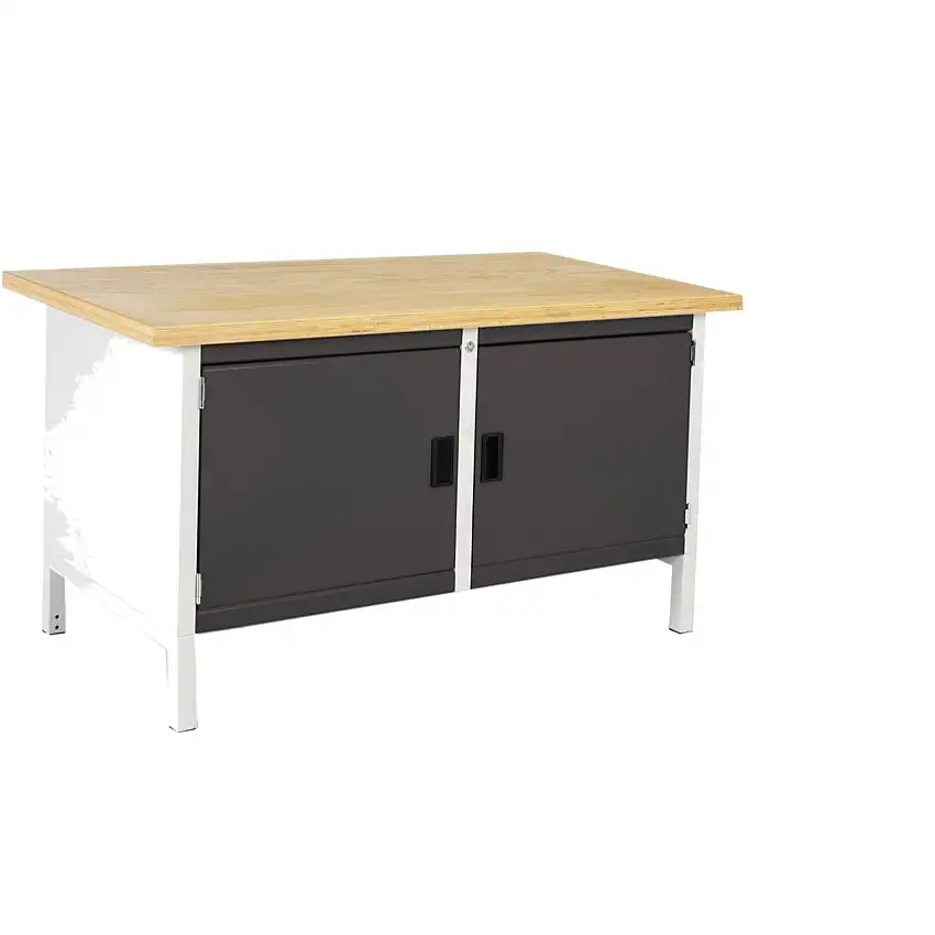 bott CUBIO STORAGE BENCH 1578-1.2 WITH MPX WORKTOP-LIGHT/ANTH GREY