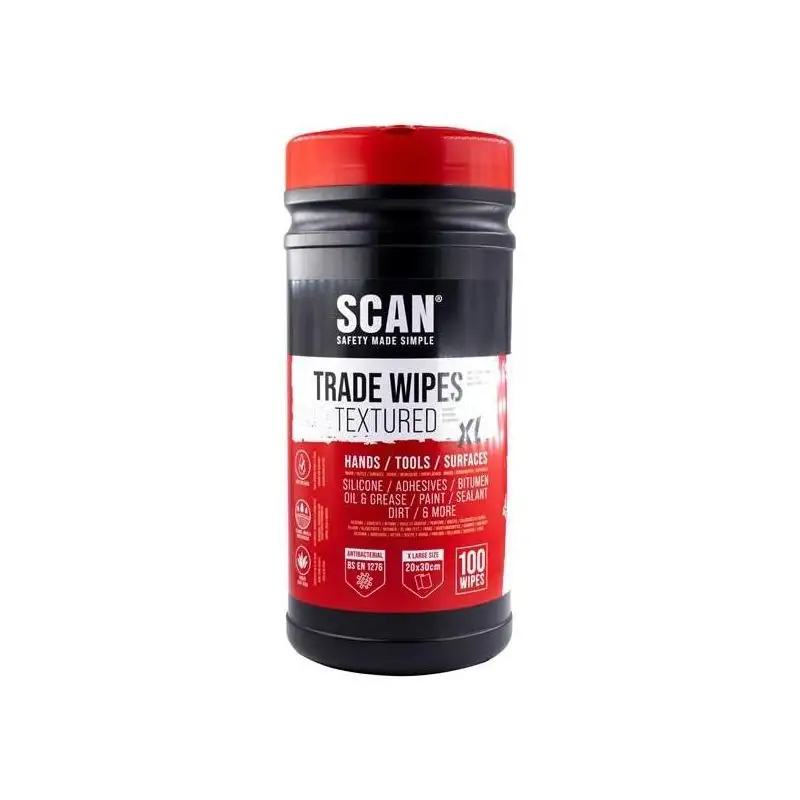 Scan Heavy-duty Trade Wipes (Tub 100)