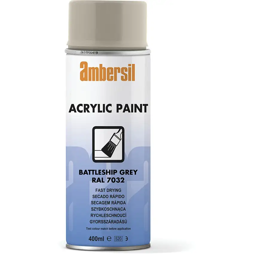 ambersil Acrylic Paint, Pebble Grey, 400ml