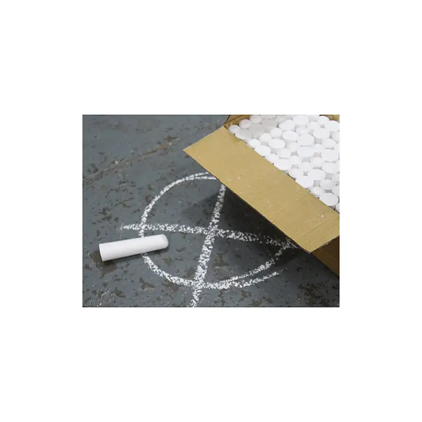 Walters & Walters 100 x 25mm MONSTER CHALK STICKS WHITE (PK-72)