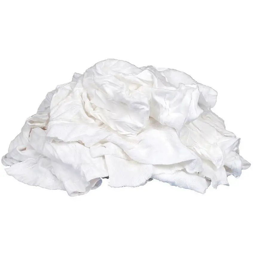 (Unbranded) WHITE HOSIERY RAGS 10KG