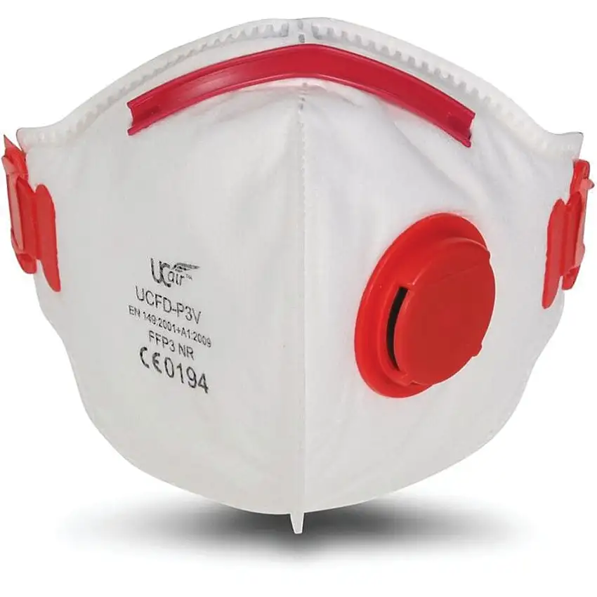 (Unbranded) UCFD-P3V DISPOSABLE FFP3 FOLD FLAT MASK (BX-10)