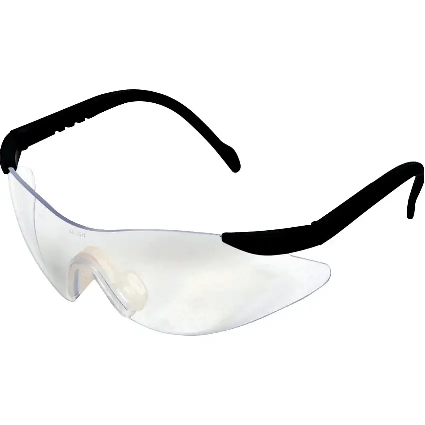 Ultimate Industrial Arafura, Safety Glasses, Clear, Lens Wraparound frame, Black, Frame Low-energy impact resistant