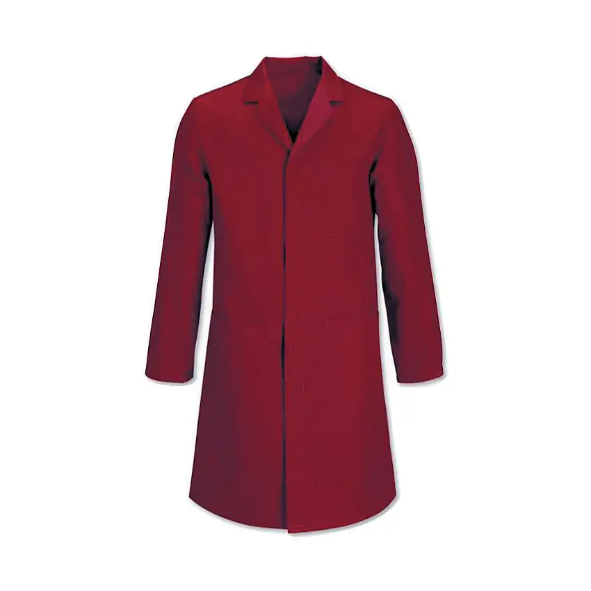 (Unbranded) Warehouse Coat, Reusable, Unisex, Burgundy, Cotton/Polyester, M