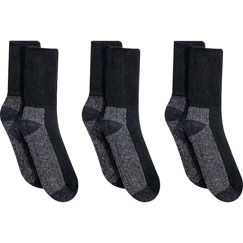 Workforce Diabetic Socks, Size 6-11 (3-Pairs)