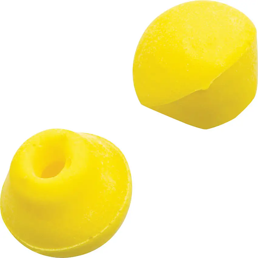 3M EAR Reusable Ear Plugs, Replacement Pods, Detectable, Pod Plug Shape, 23dB, Yellow, Foam, Pack of 10 Pairs