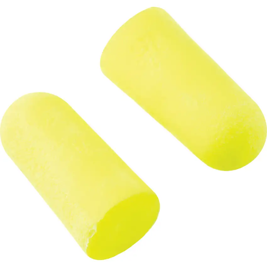 3M EAR Disposable Ear Plugs/Refill Pack for Dispenser, Uncorded, Not Detectable, Bullet Plug Shape, 34dB, Yellow, PVC, Pack of 500 Pairs