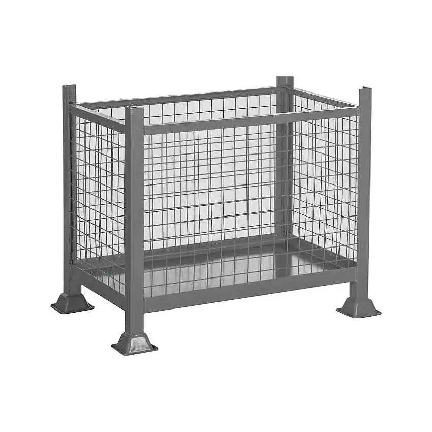 GPC GREY STACKABLE BOX PALLET -1220X915X610 - 500KG