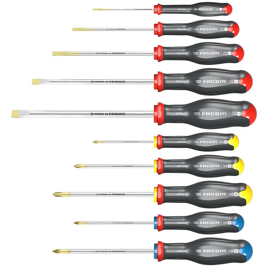 Facom 10PC Protwist Screwdriver Set