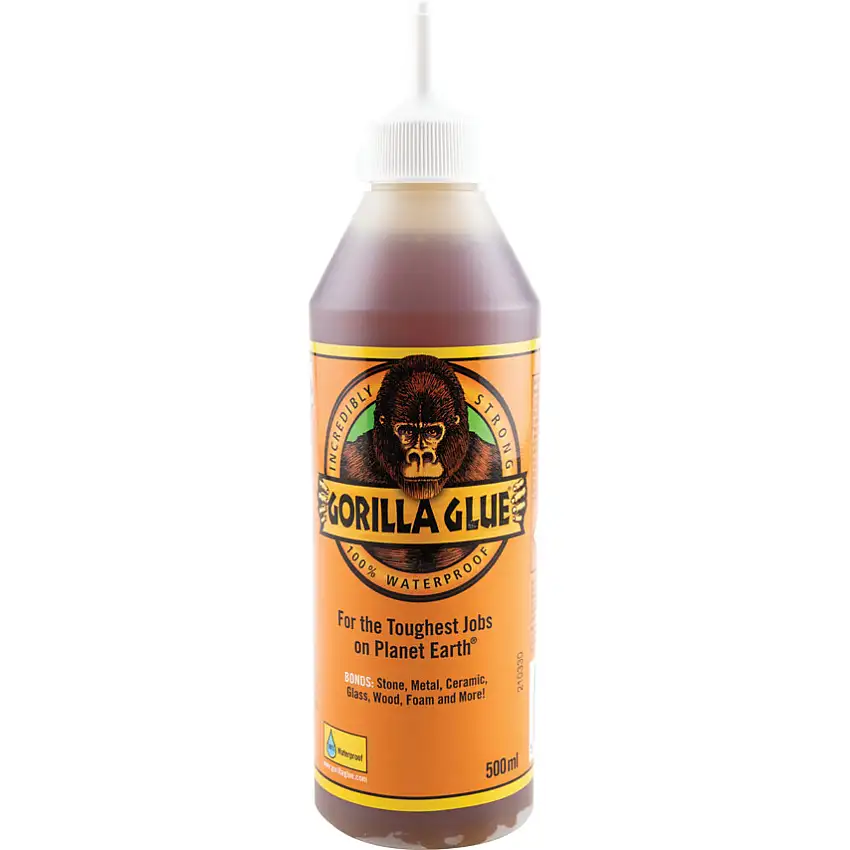 Gorilla Glue Original, General Purpose Adhesive, 500ml, Bottle, Fast Bonding Time (under 3 Hours)