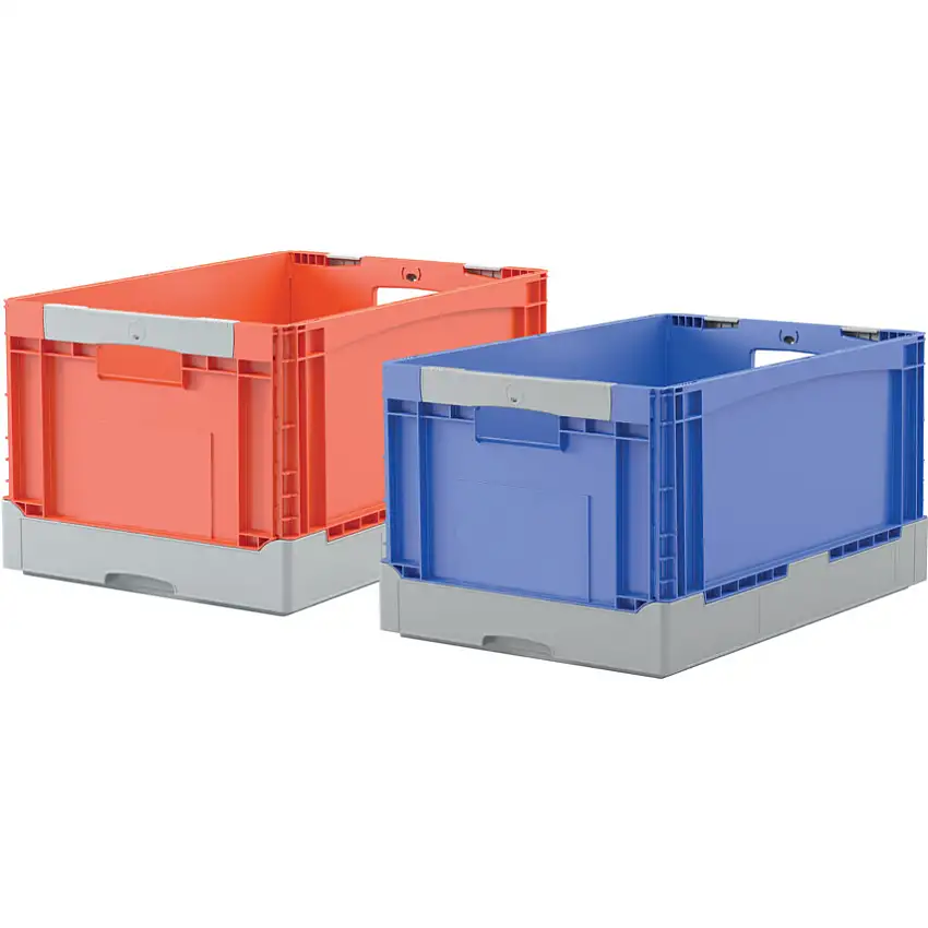 GPC FOLDING BOX BLUE - 600X400X320