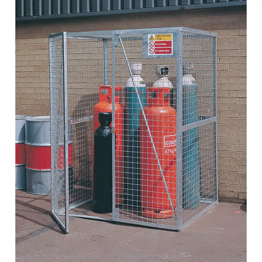 GPC CS502Z Cylinder Storage Lock-Up Cage 1715D Painted