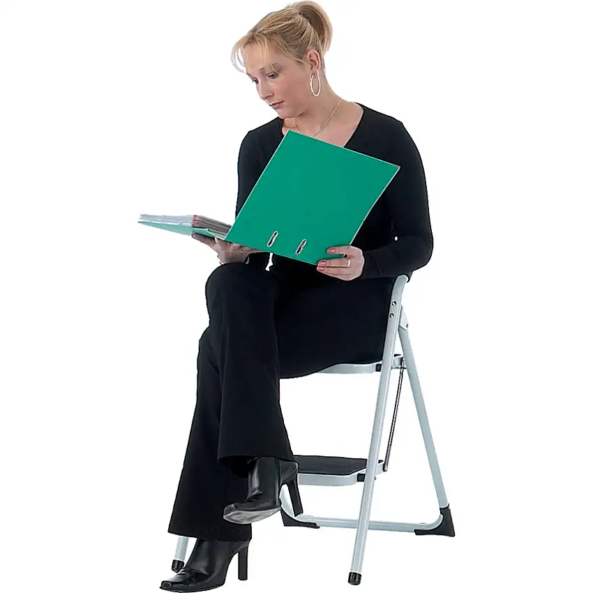 GPC Step Stool, 820mm, Steel, White