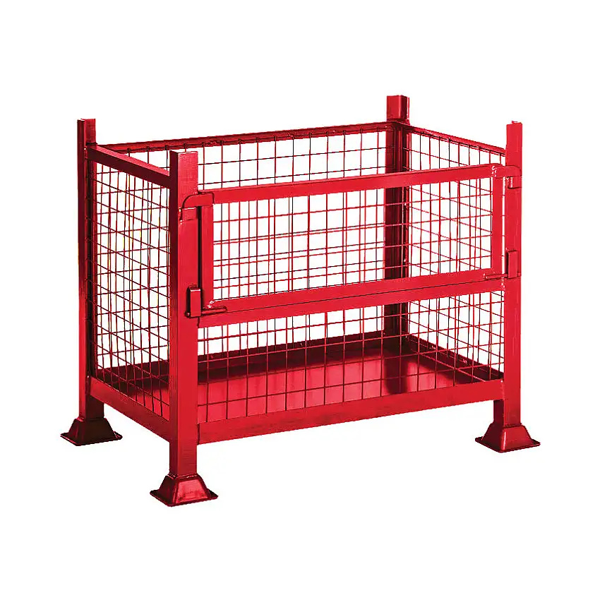 GPC RED STACKABLE HALF DROP PALLET -1220X915X610 - 1000KG