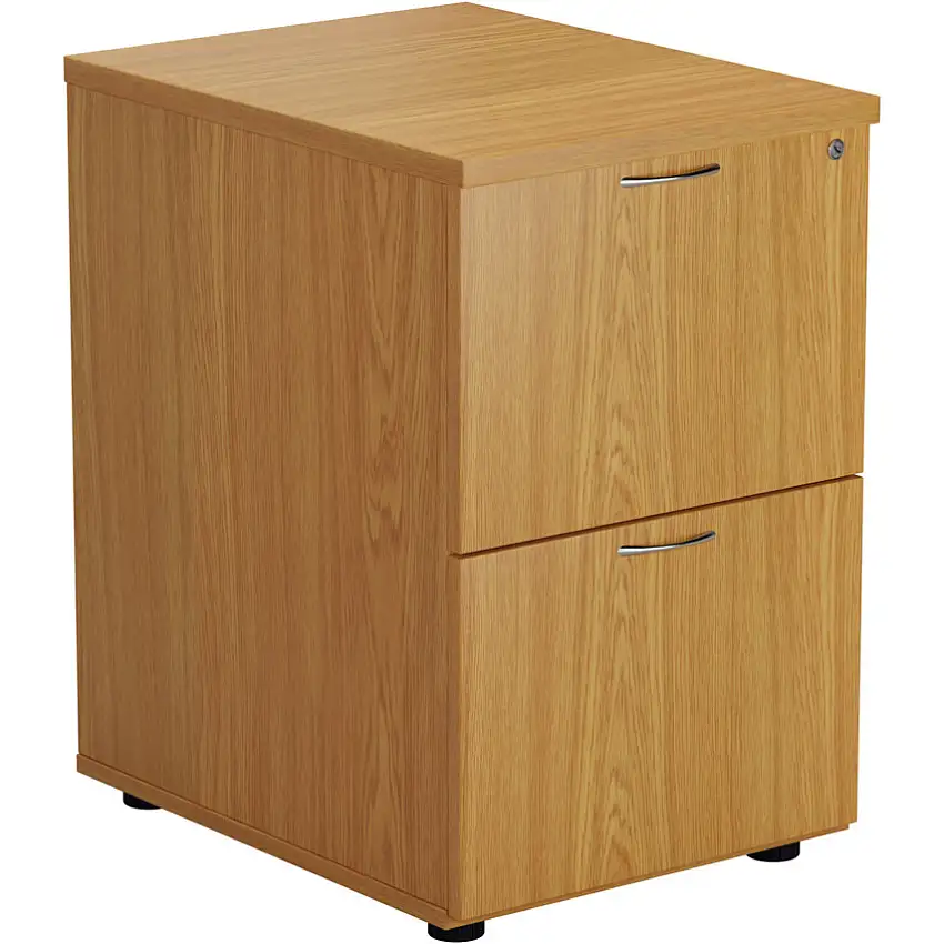 Tc 2 Drawer Wooden Filing Cabinet, Oak