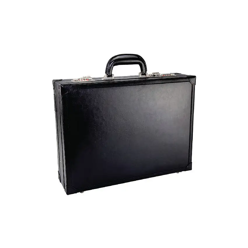 Monolith 2253 BRIEFCASE EXPANDER BONDED LEATHER BLK
