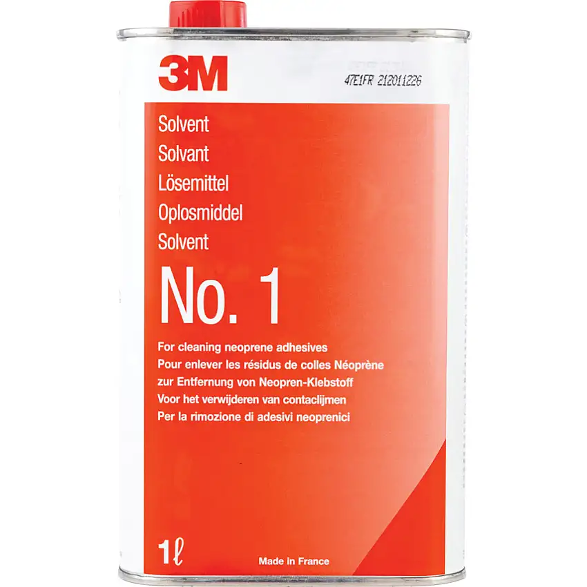 3M No.1, Solvent Cleaner, Solvent Based, Tin, 1L