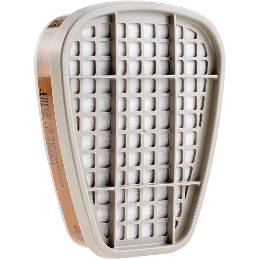 3M 6051-A1 Gas and Vapour Filter, For Use With 3M Half & Full Face Masks, Pack of 2