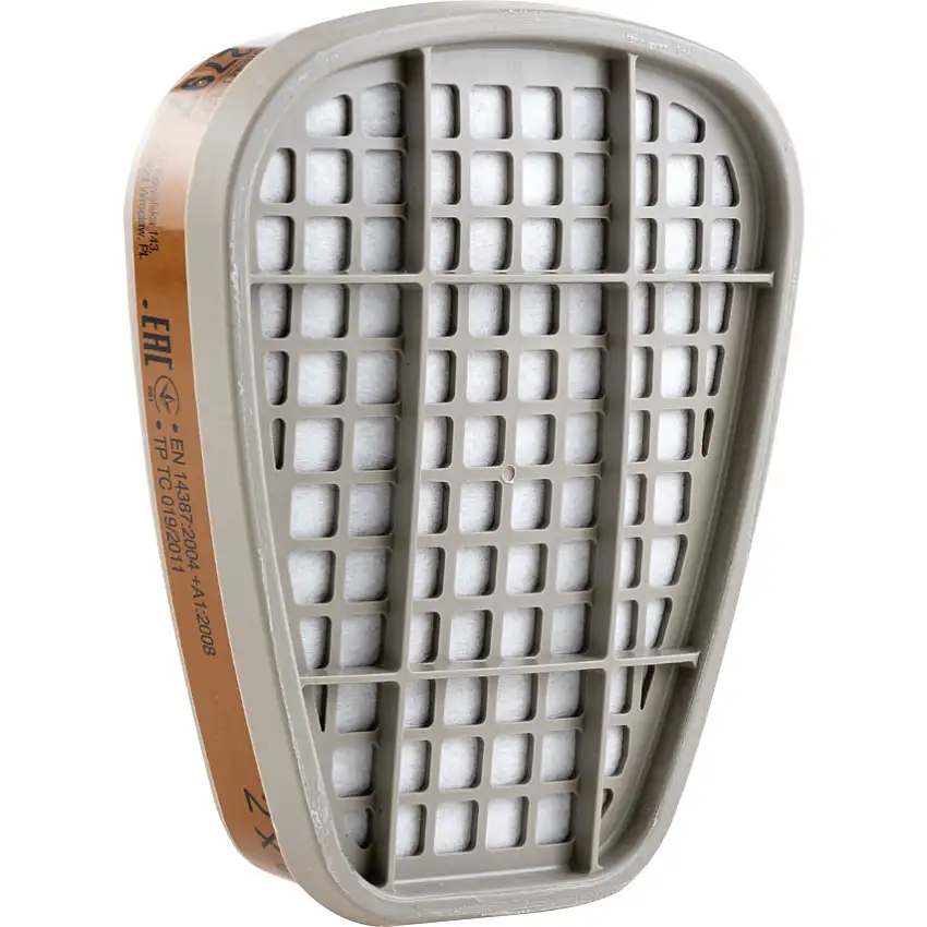 3M 6055-A2 Gas and Vapour Filter, For Use With 3M Half & Full Face Masks, Pack of 2
