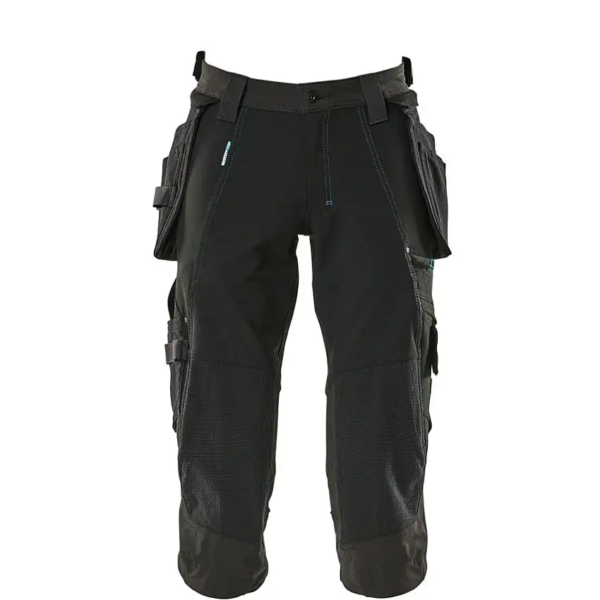 Mascot 3/4 LENGTH TROUSERS WITH HOLSTER POCKETS BLACK (W46.5)