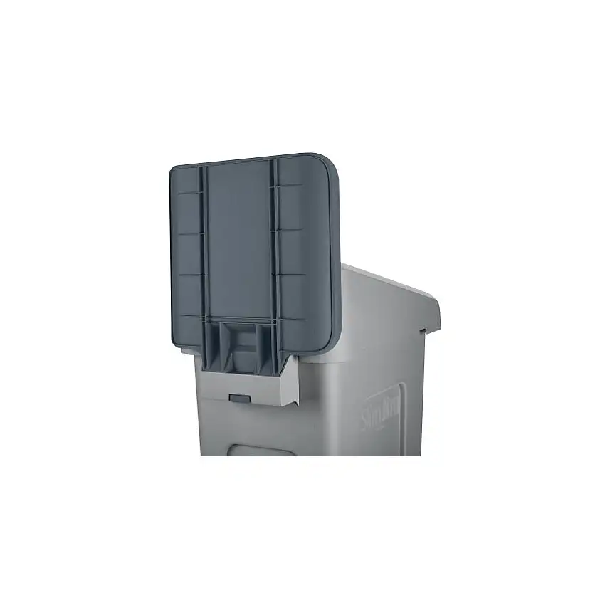 Rubbermaid Slim Jim Recycling Station Billboard Grey