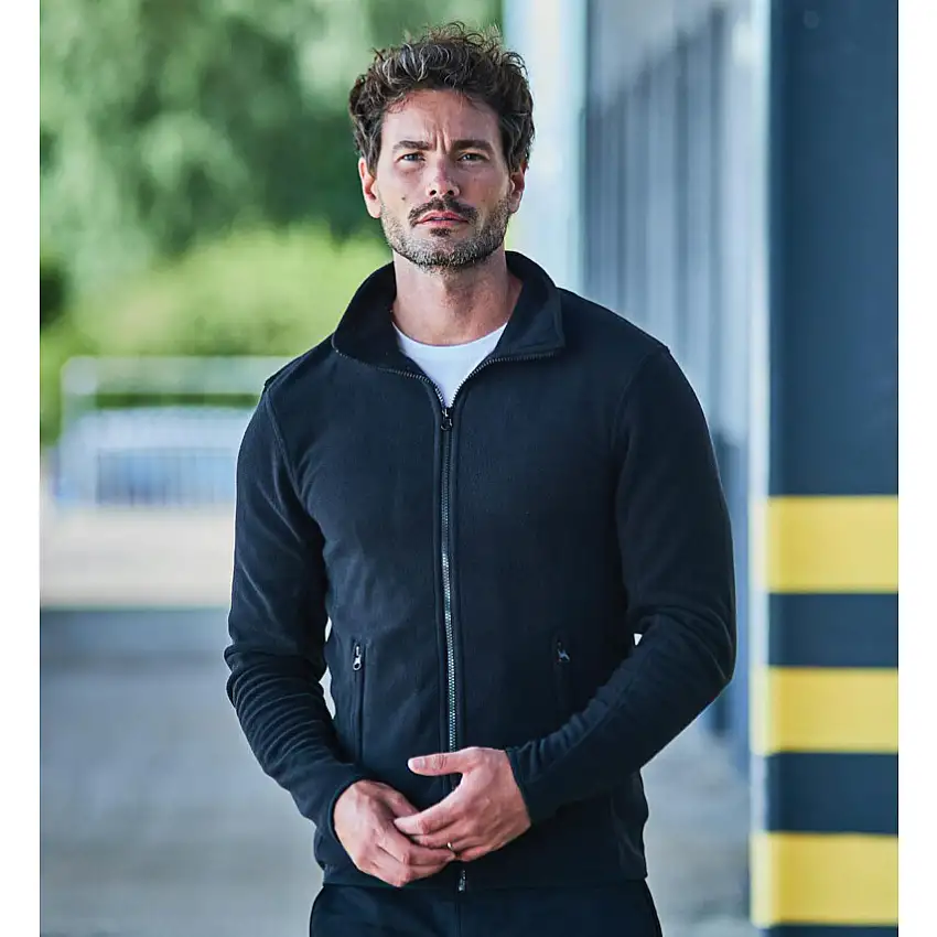 (Unbranded) RESULT MICROFLEECE JACKET RX401 BLACK (6XL)