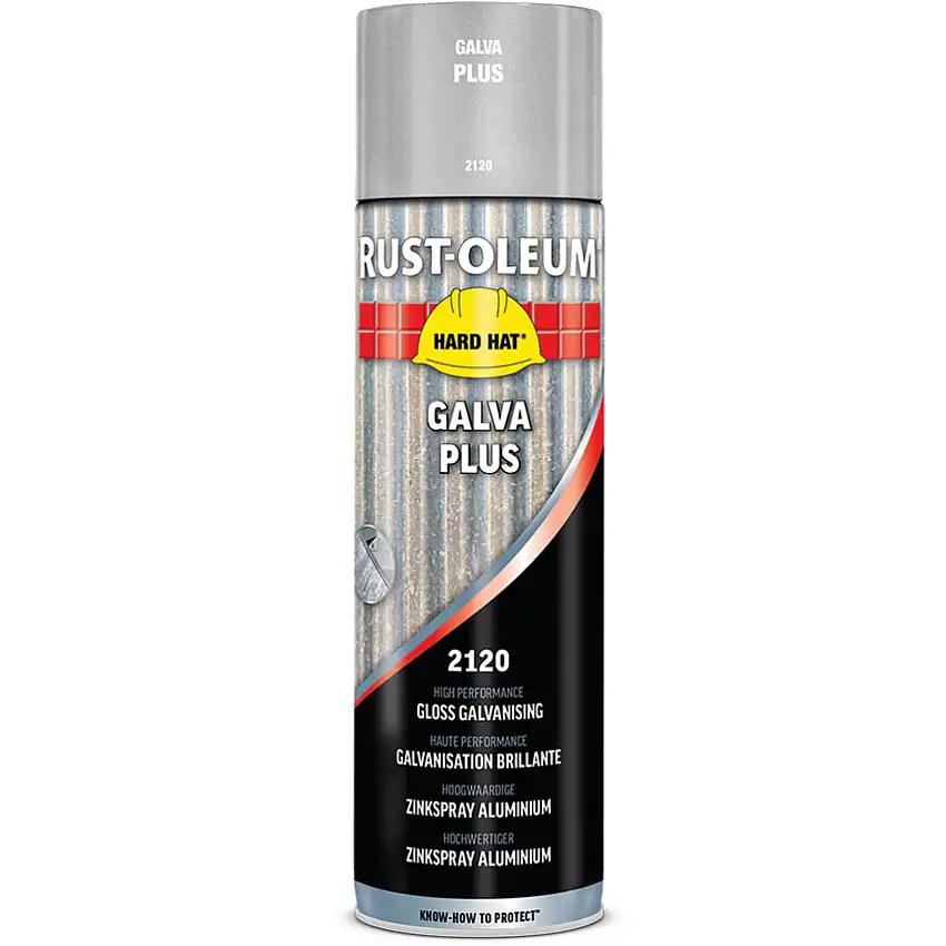 Rust-oleum 2120 Galva-Plus Silver Aerosol Primer - 500ml