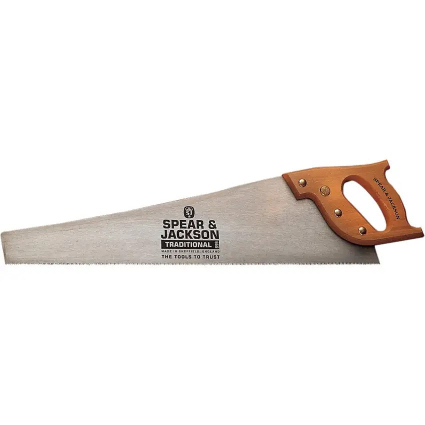 (Unbranded) Hand Saw, 560mm, Steel Blade