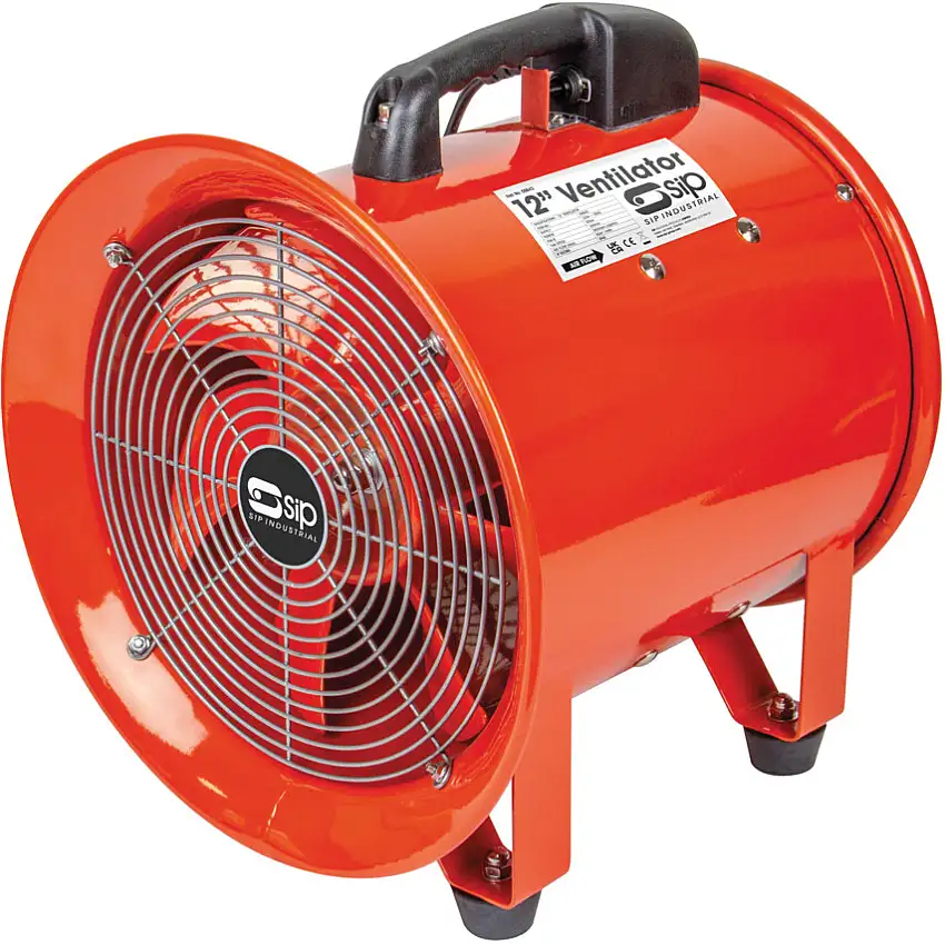 SIP 12" Portable Ventilator Fan, 230V, 3900m³/hr Airflow